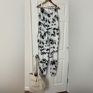 Boutique /Super soft tie dyed jumpsuit